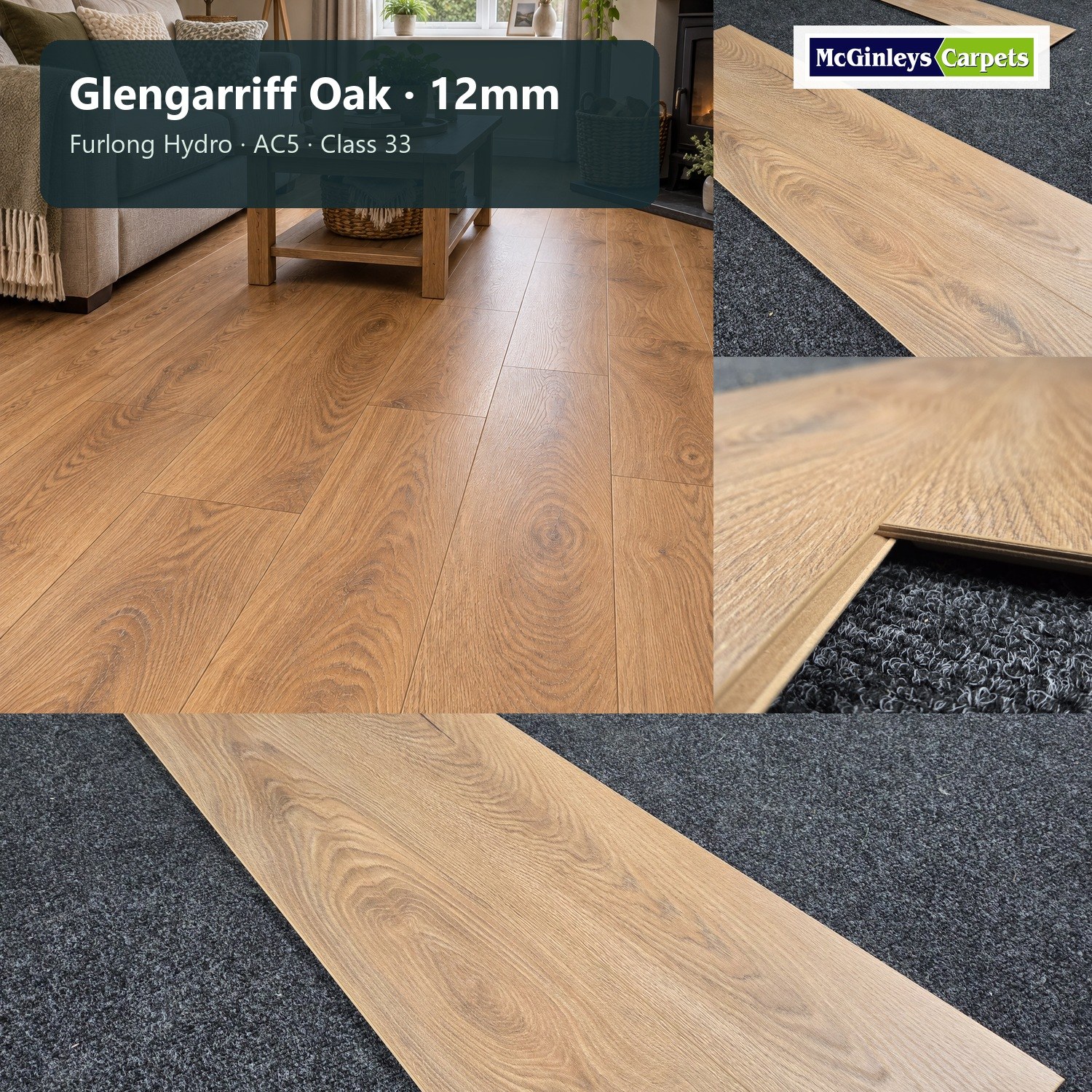 Glengarriff Oak — 12mm Furlong 12mm Hydro Range — glengarriff-oak