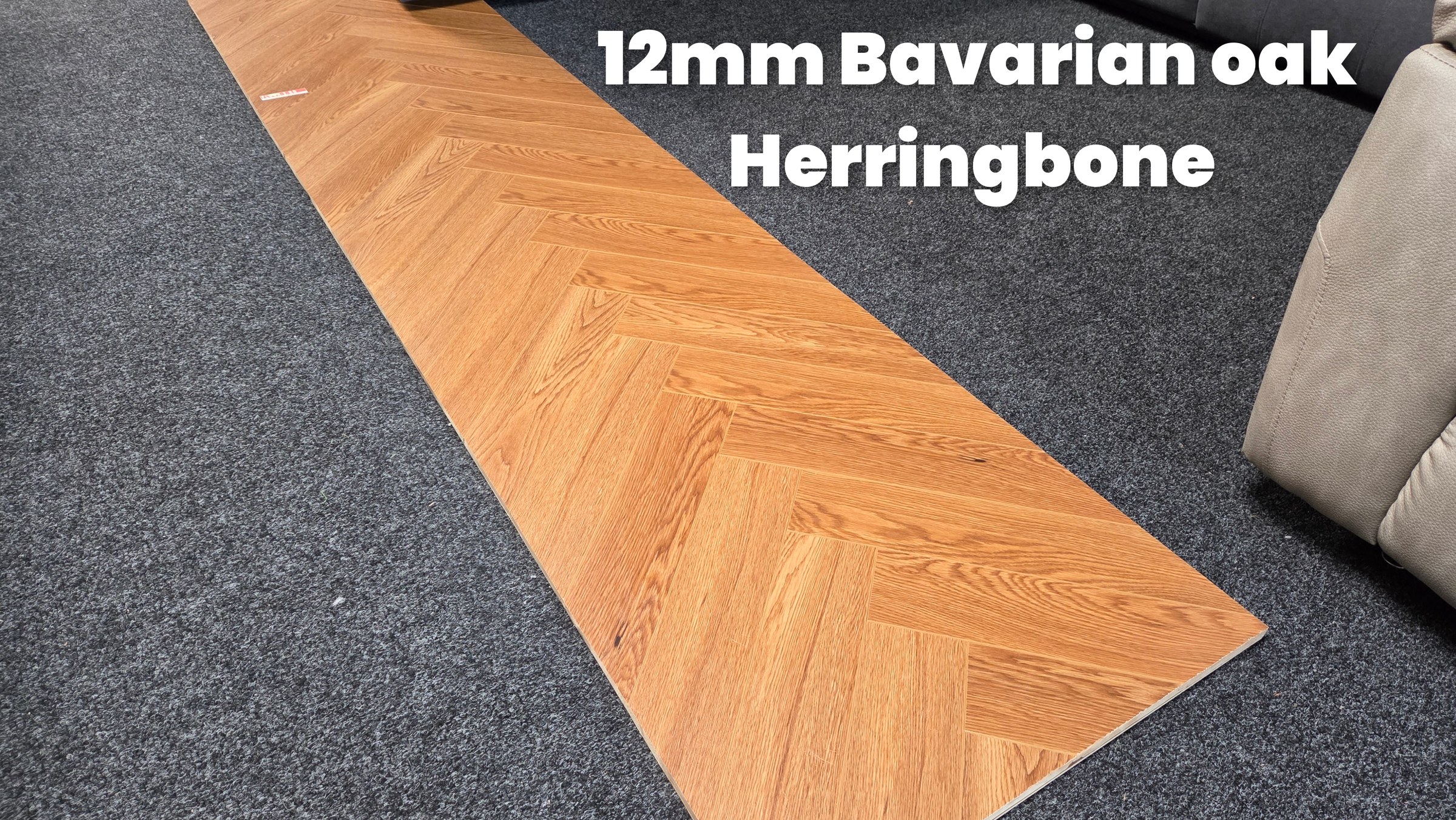 Bavarian Oak — 12mm 12mm Matte Herringbone