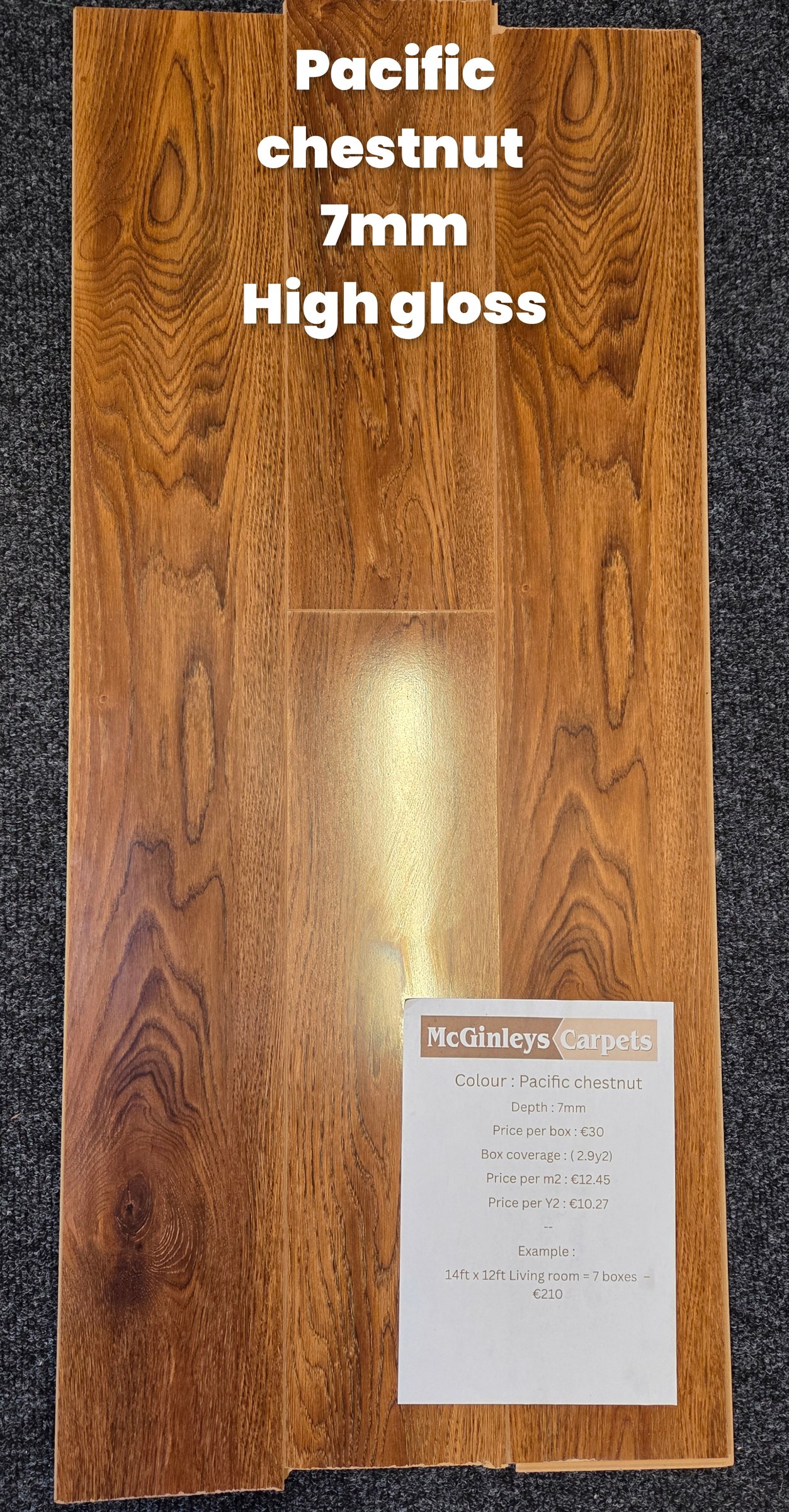 Pacific Chestnut — 7mm Pacific High Gloss Range