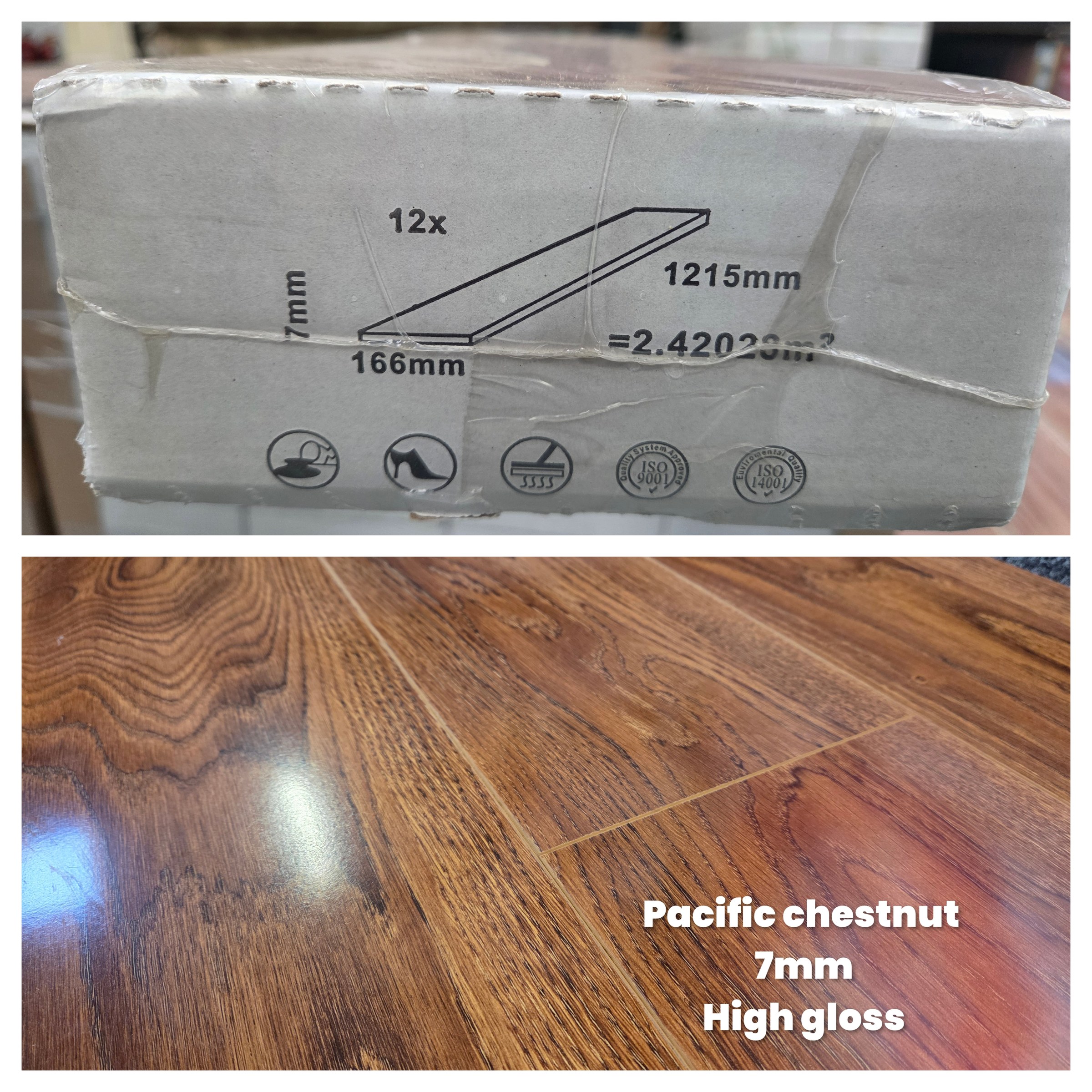 Pacific Chestnut — 7mm Pacific High Gloss Range