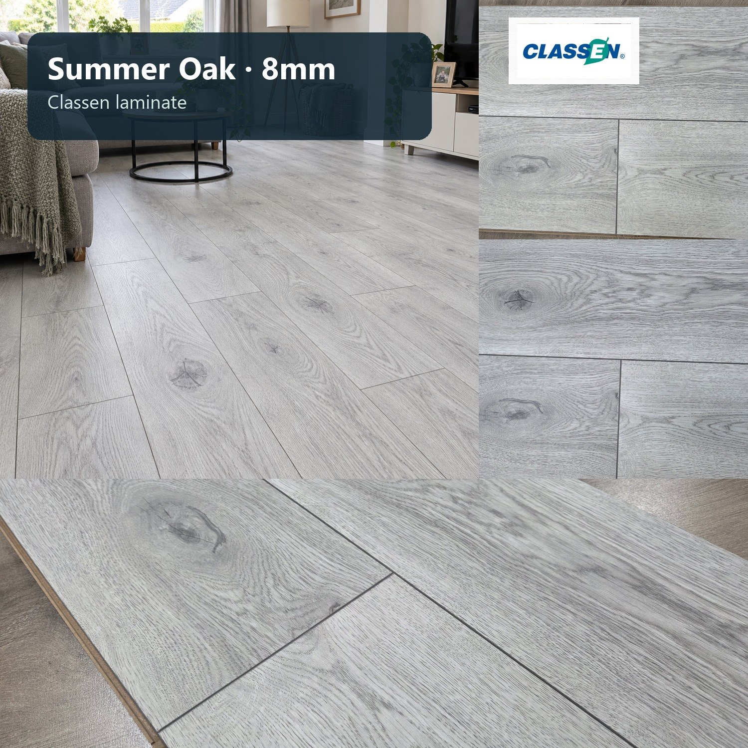 Summer Oak — 8mm Classen Aqua 8mm Range — summer-oak