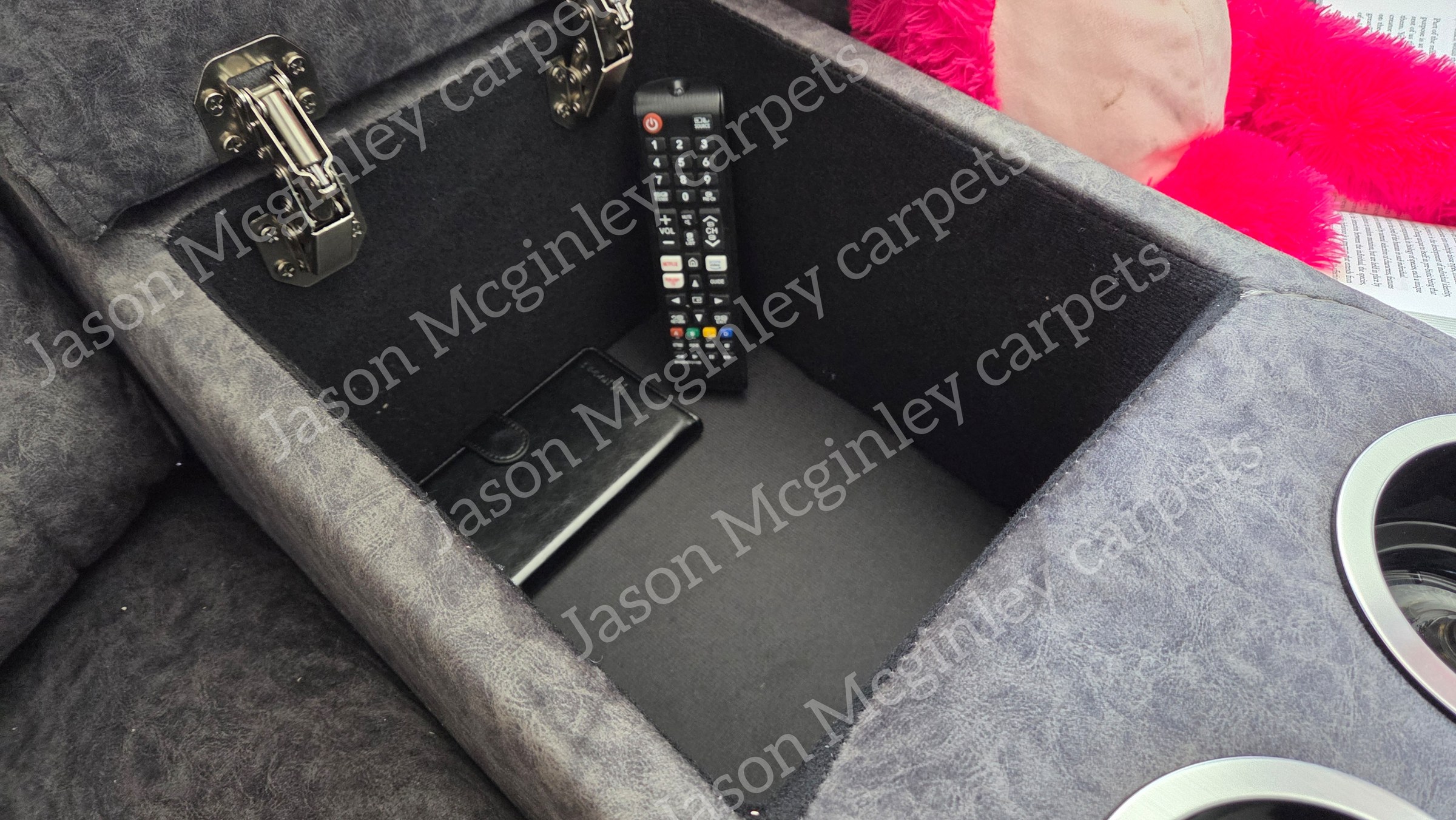 Cana Reclining Sofa — grey