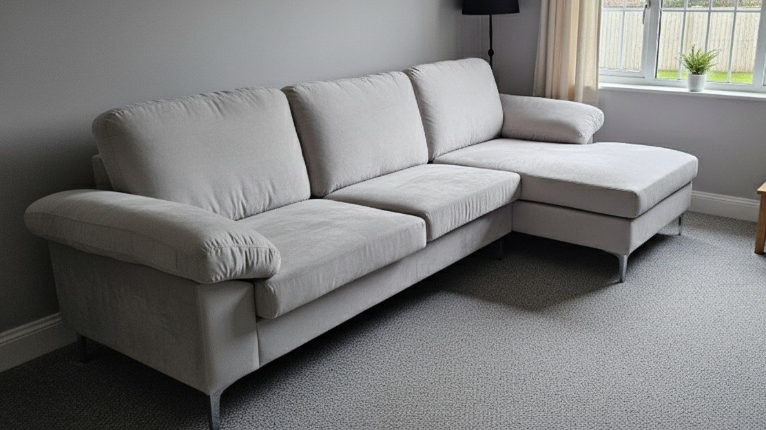 Frankfurt Corner Sofa — light-grey