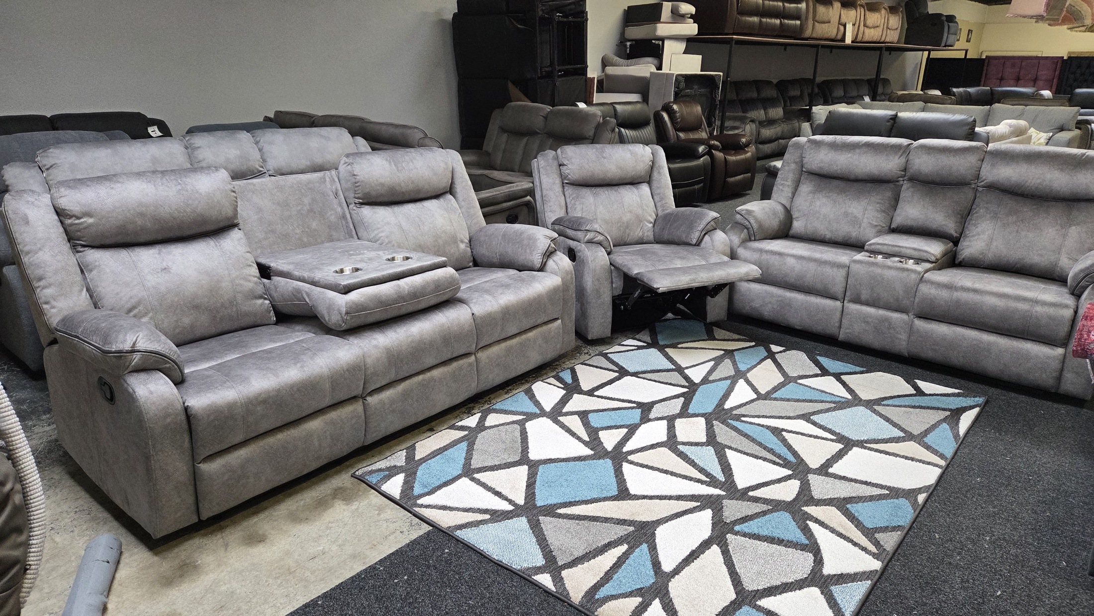 Vancouver Sofa Range — grey
