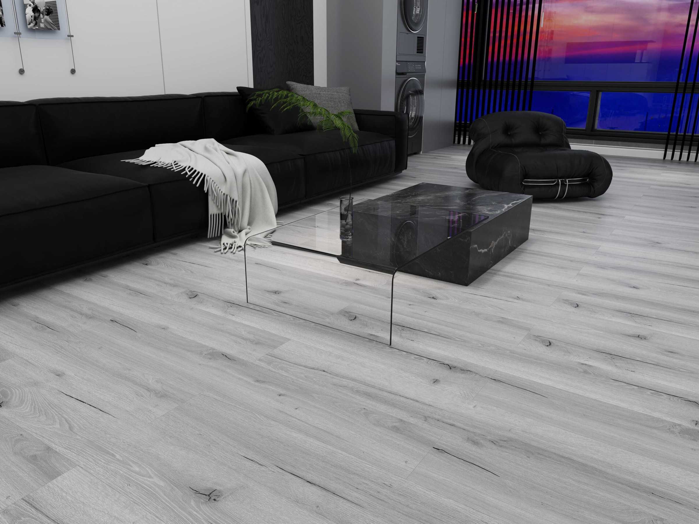 Atlantic Grey — 5.5mm SPC Straight Plank — atlantic-grey