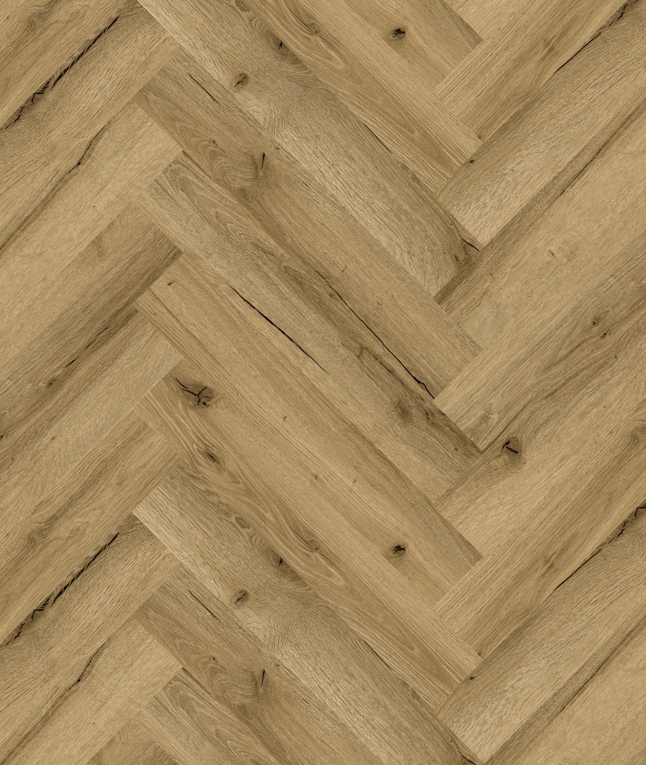 Mediterranean Oak — 5.5mm SPC Herringbone — mediterranean-oak