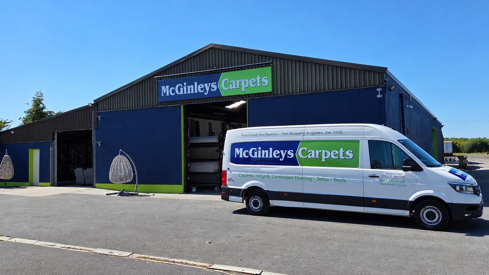 Our family showroom on Roscommon Road